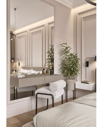 Beauty console for a beauty salon