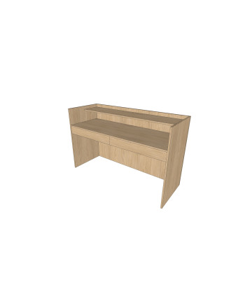 minimalist reception area