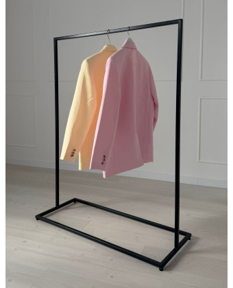 Black metal hanger