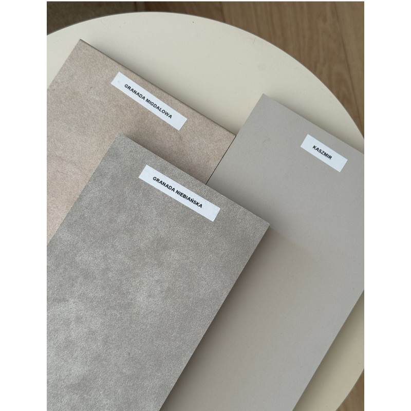 RAYS reception desk material samples - 3 pieces