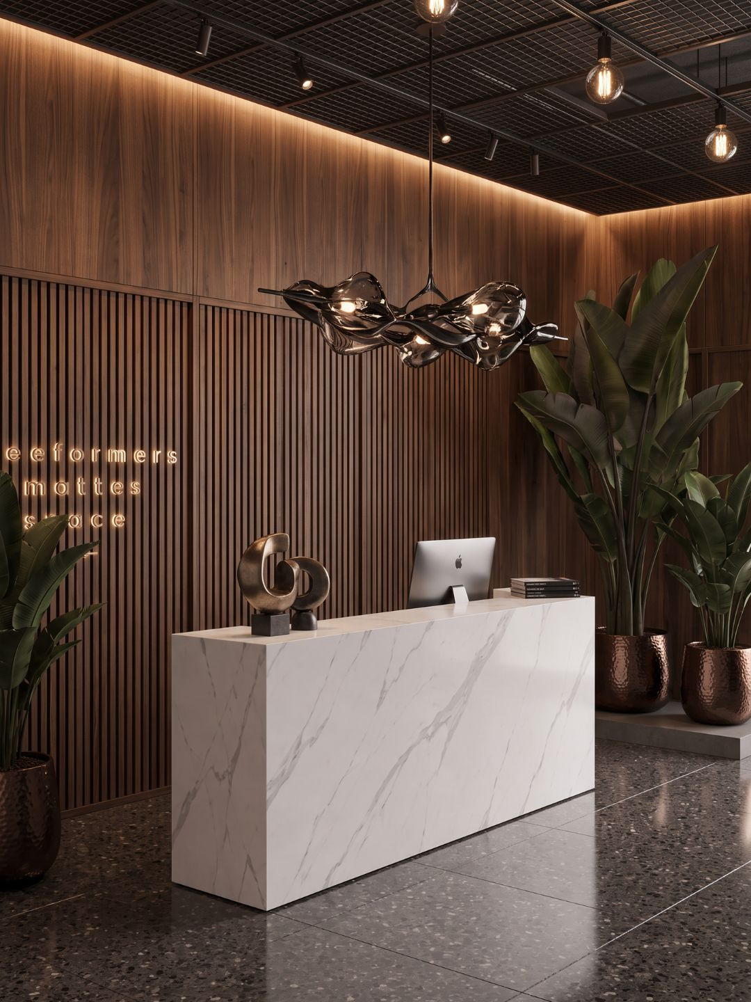 Luxury reception desk / premium reception desk for a beauty salon