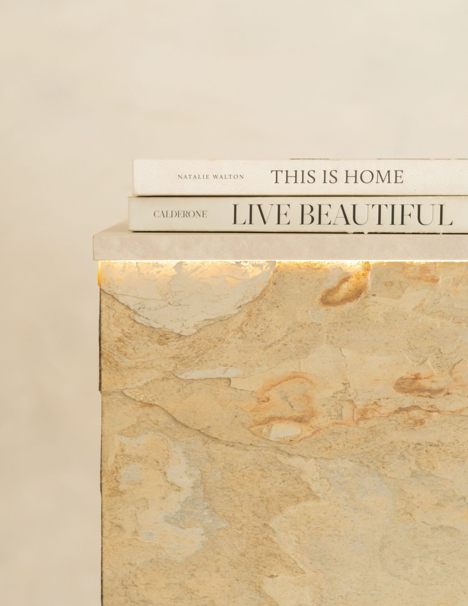 ARIA – 120 cm hair salon reception desk, stone finish | Papierówka