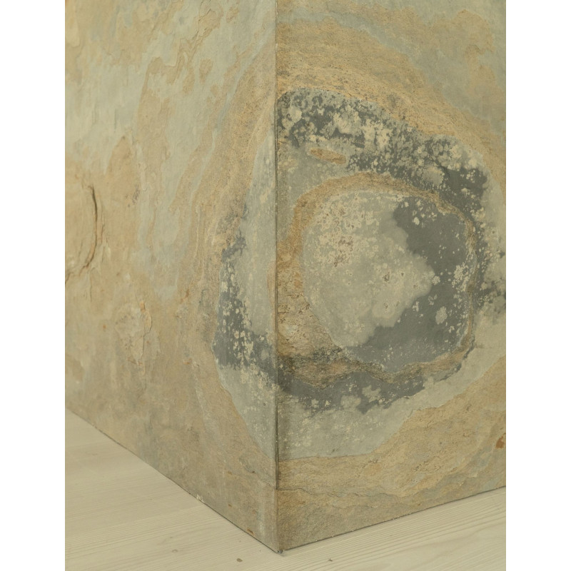 ARIA – 120 cm hair salon reception desk, stone finish | Papierówka