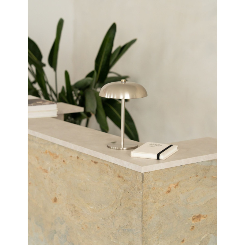 ARIA – 120 cm hair salon reception desk, stone finish | Papierówka