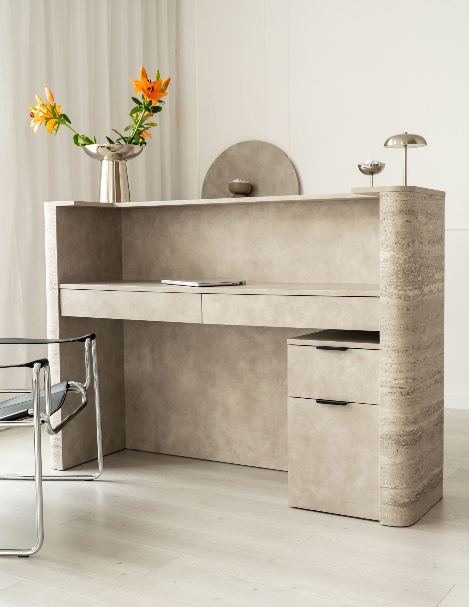 Aufbewahrungsbox für Schreibtisch und Rezeption 30 × 40 × 60 cm | BOEVA
