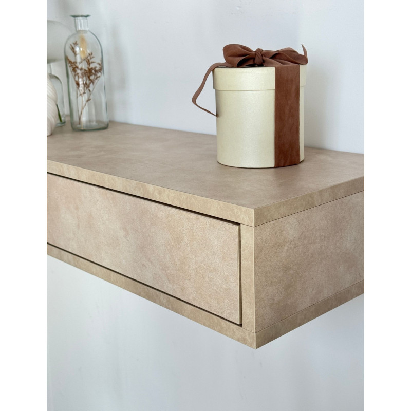 Wall-mounted console with drawers – ALMOND vanity | BOEVA Wall-mounted console with drawers – ALMOND vanity | BOEVA