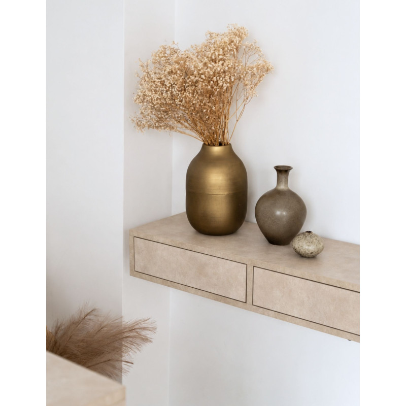 Wall-mounted console with drawers – ALMOND vanity | BOEVA Wall-mounted console with drawers – ALMOND vanity | BOEVA